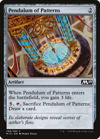 Pendulum of Patterns [Core Set 2019] | Cards and Coasters CA