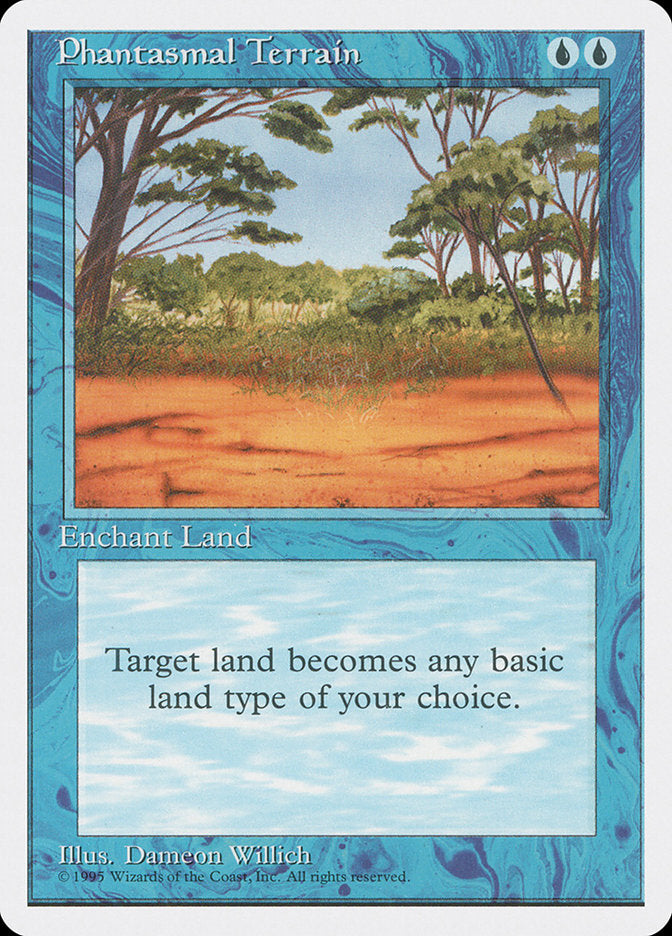 Phantasmal Terrain [Fourth Edition] | Cards and Coasters CA