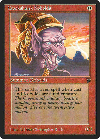 Crookshank Kobolds [Legends] | Cards and Coasters CA