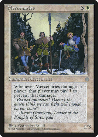 Mercenaries [Ice Age] | Cards and Coasters CA