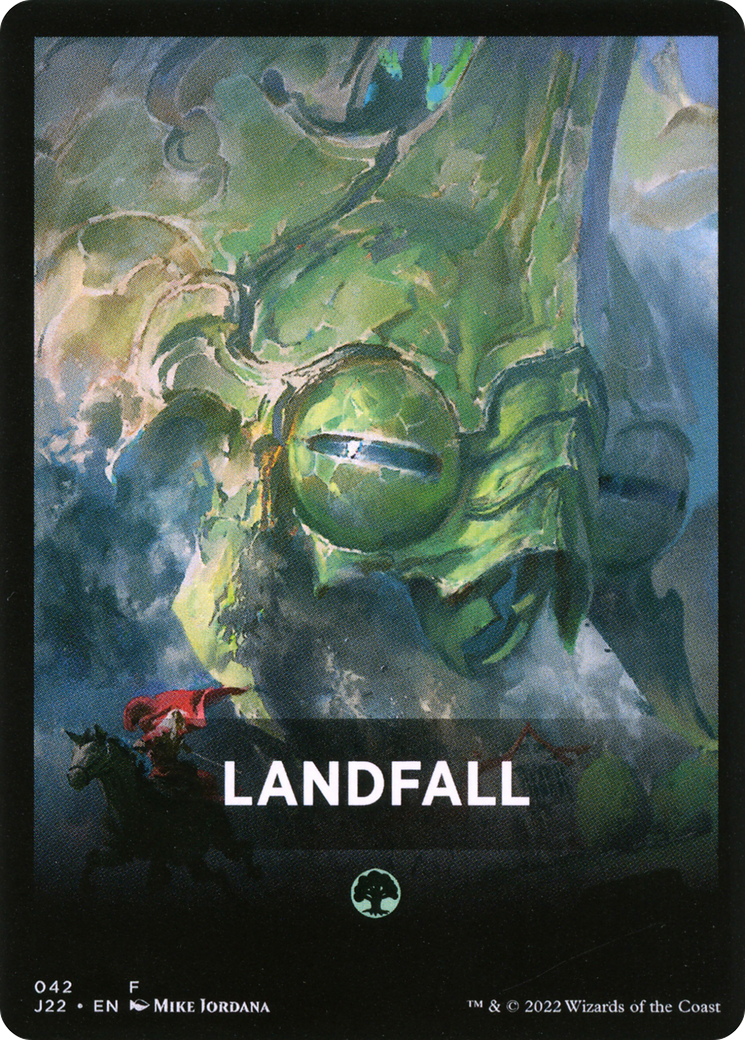 Landfall Theme Card [Jumpstart 2022 Front Cards] | Cards and Coasters CA