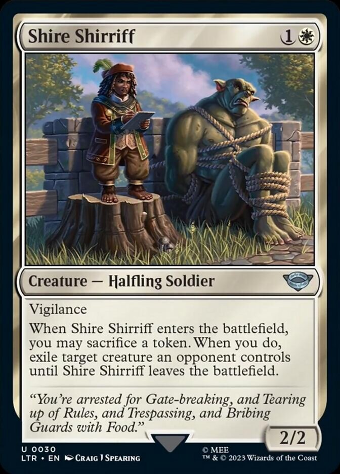 Shire Shirriff [The Lord of the Rings: Tales of Middle-Earth] | Cards and Coasters CA