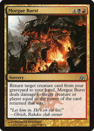Morgue Burst [Dragon's Maze] | Cards and Coasters CA