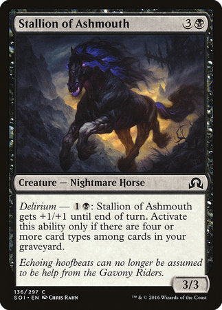 Stallion of Ashmouth [Shadows over Innistrad] | Cards and Coasters CA