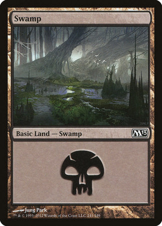 Swamp (241) [Magic 2013] | Cards and Coasters CA