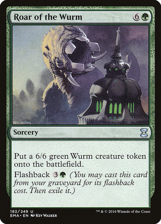 Roar of the Wurm [Eternal Masters] | Cards and Coasters CA