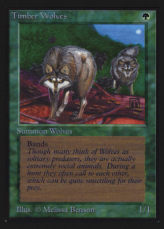 Timber Wolves (IE) [Intl. Collectors’ Edition] | Cards and Coasters CA