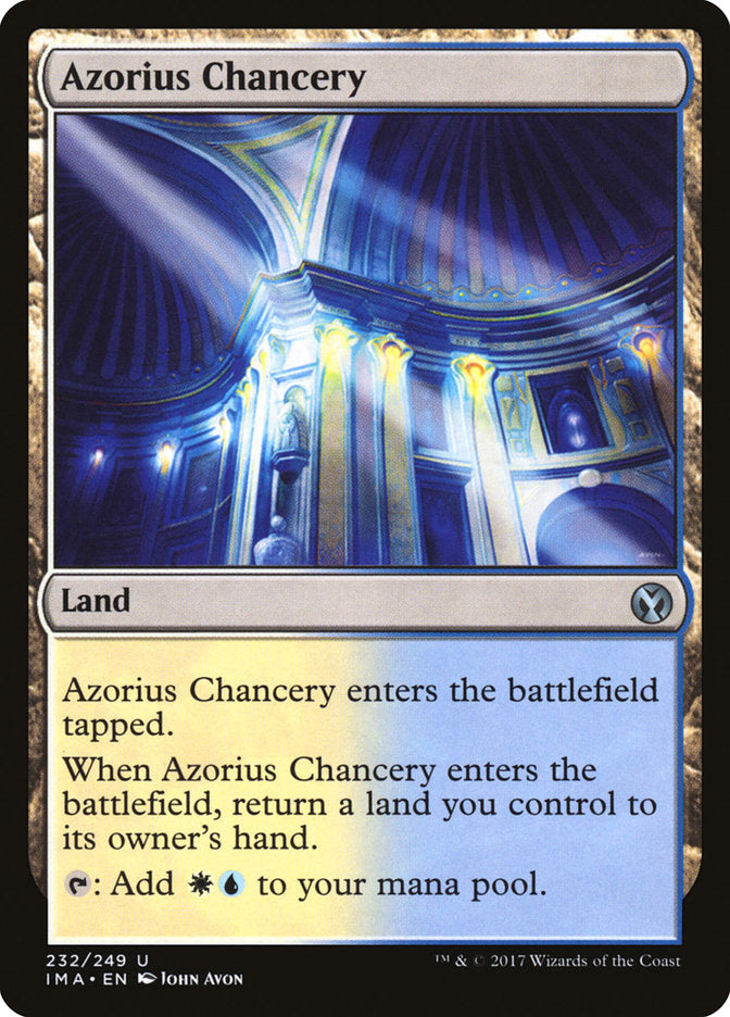 Azorius Chancery [Iconic Masters] | Cards and Coasters CA
