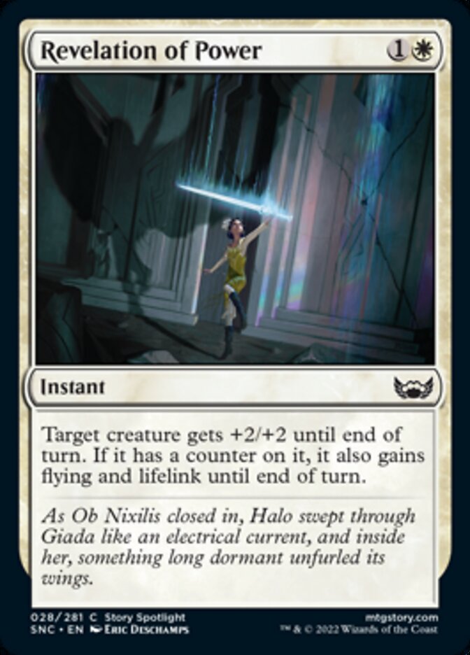 Revelation of Power [Streets of New Capenna] | Cards and Coasters CA