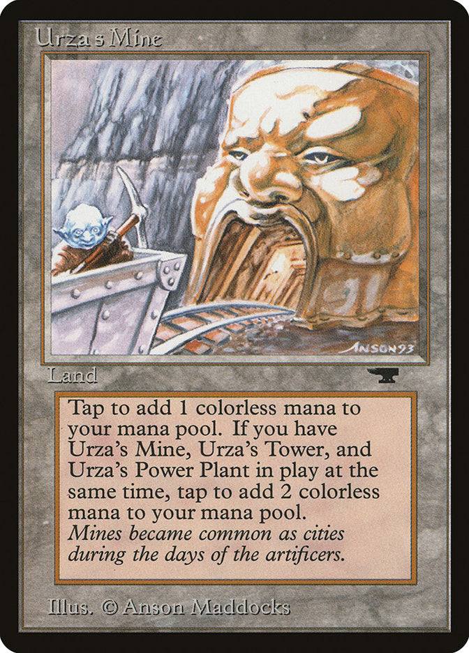 Urza's Mine (Mine Cart Entering Mouth) [Antiquities] | Cards and Coasters CA