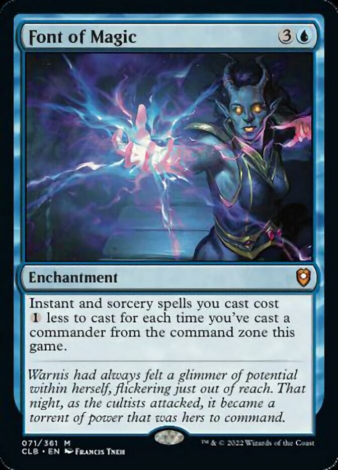 Font of Magic [Commander Legends: Battle for Baldur's Gate] | Cards and Coasters CA