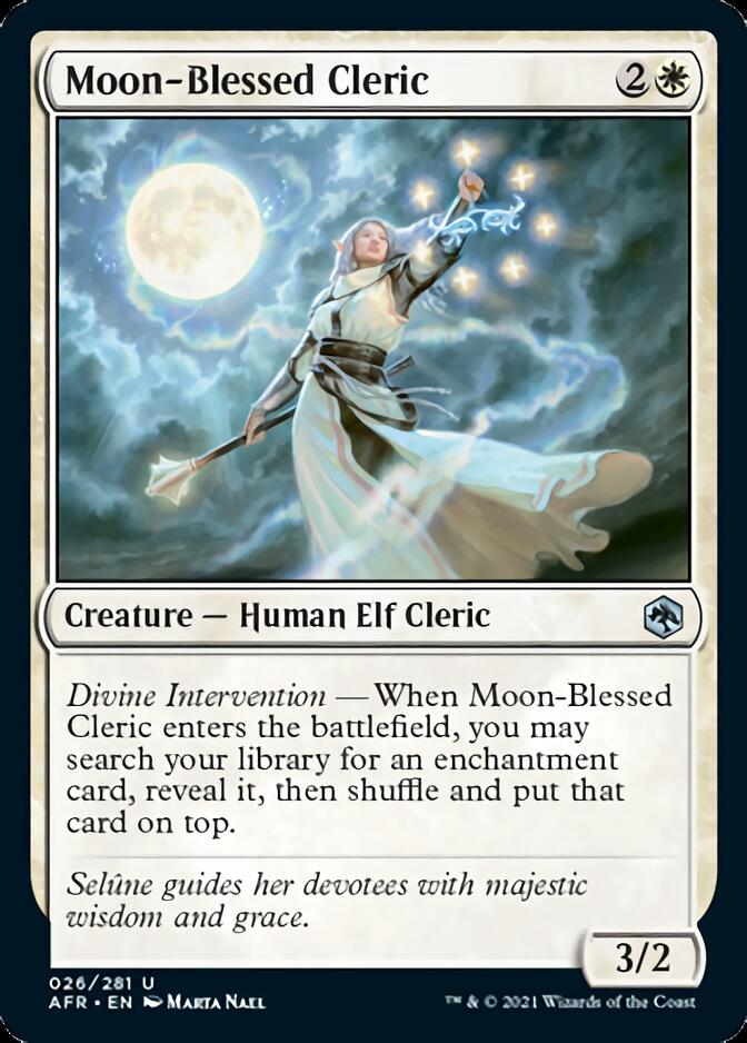 Moon-Blessed Cleric [Dungeons & Dragons: Adventures in the Forgotten Realms] | Cards and Coasters CA