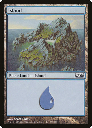 Island (236) [Magic 2010] | Cards and Coasters CA