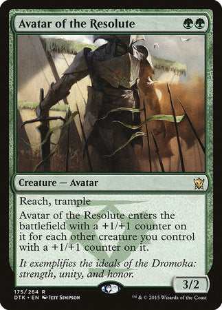 Avatar of the Resolute [Dragons of Tarkir] | Cards and Coasters CA