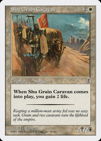 Shu Grain Caravan [Portal Three Kingdoms] | Cards and Coasters CA