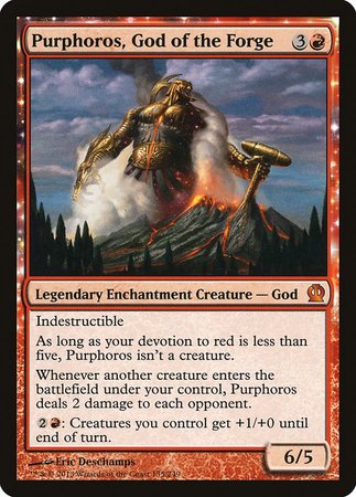 Purphoros, God of the Forge [Theros] | Cards and Coasters CA