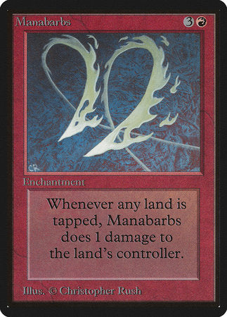 Manabarbs [Limited Edition Beta] | Cards and Coasters CA