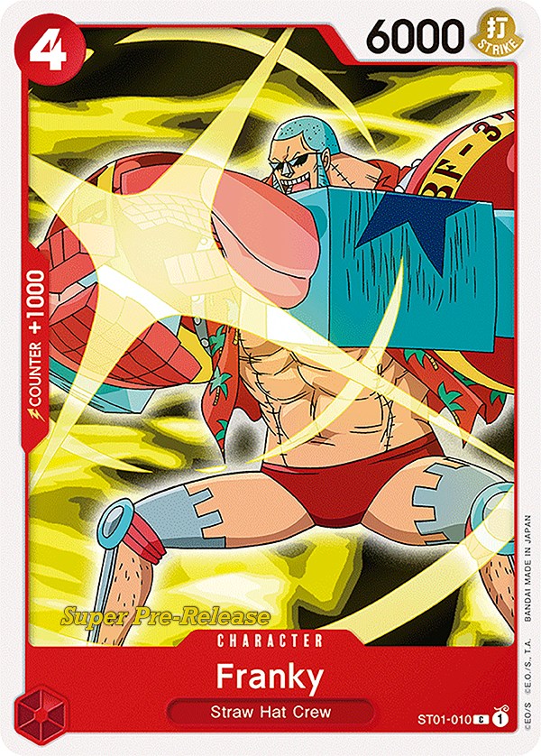 Franky [Super Pre-Release Starter Deck: Straw Hat Crew] | Cards and Coasters CA