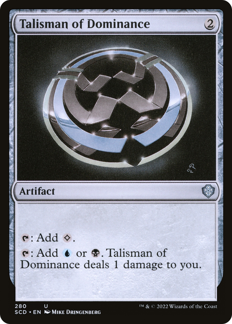 Talisman of Dominance [Starter Commander Decks] | Cards and Coasters CA