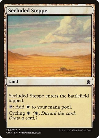 Secluded Steppe [Commander Anthology] | Cards and Coasters CA