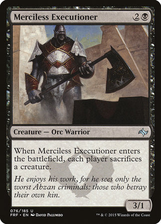 Merciless Executioner [Fate Reforged] | Cards and Coasters CA