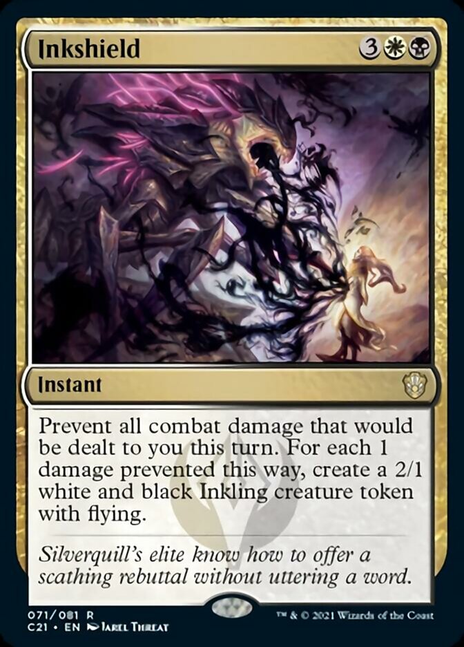 Inkshield [Commander 2021] | Cards and Coasters CA