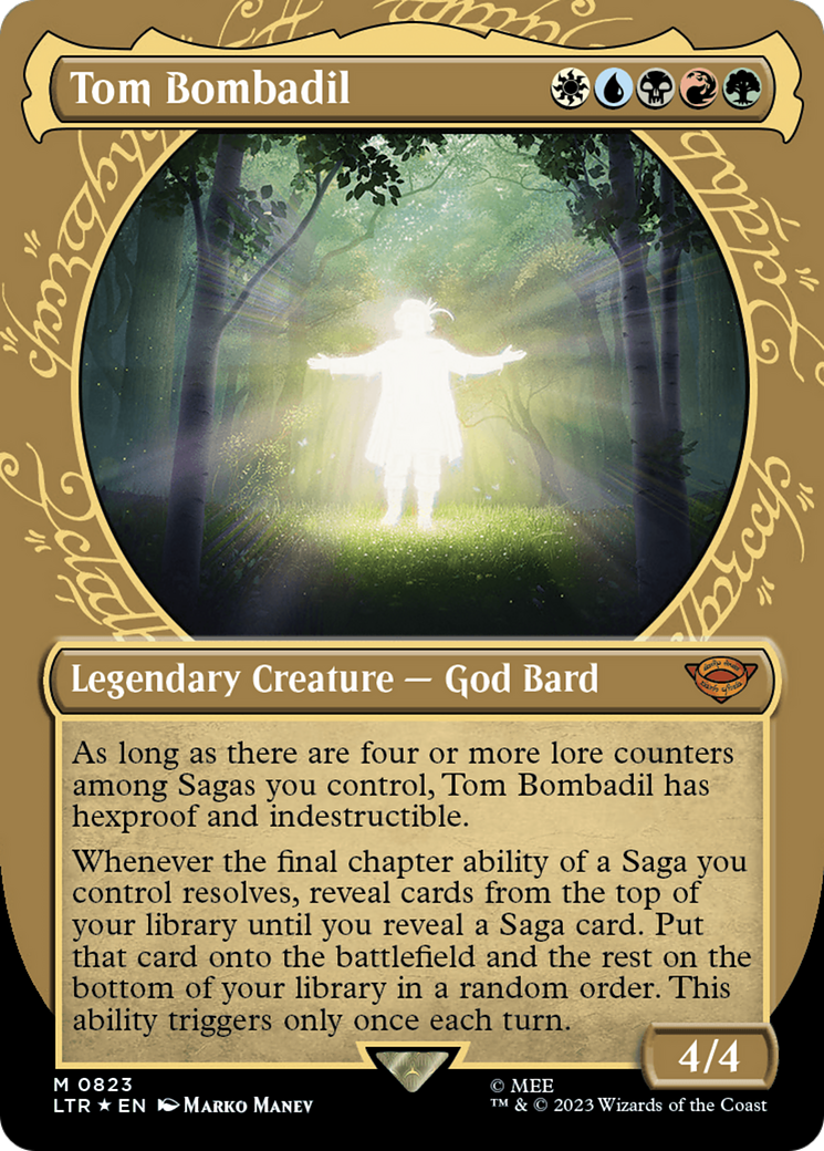 Tom Bombadil (Showcase) (Surge Foil) [The Lord of the Rings: Tales of Middle-Earth] | Cards and Coasters CA