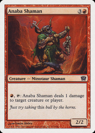 Anaba Shaman [Ninth Edition] | Cards and Coasters CA