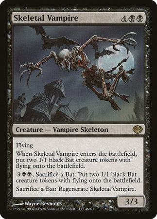 Skeletal Vampire [Duel Decks: Garruk vs. Liliana] | Cards and Coasters CA
