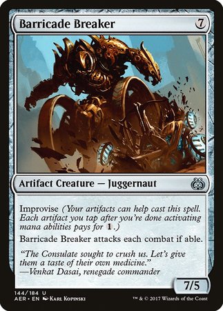 Barricade Breaker [Aether Revolt] | Cards and Coasters CA