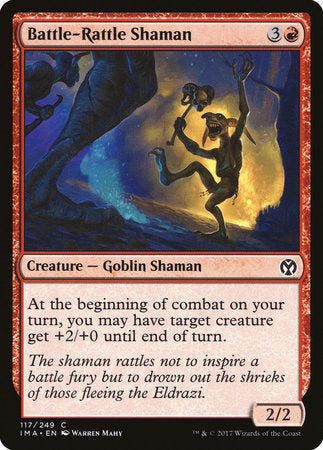 Battle-Rattle Shaman [Iconic Masters] | Cards and Coasters CA