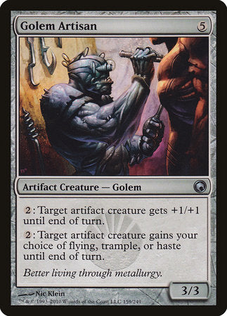 Golem Artisan [Scars of Mirrodin] | Cards and Coasters CA