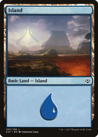 Island (103) [Archenemy: Nicol Bolas] | Cards and Coasters CA