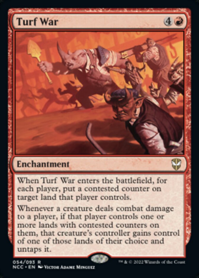 Turf War [Streets of New Capenna Commander] | Cards and Coasters CA
