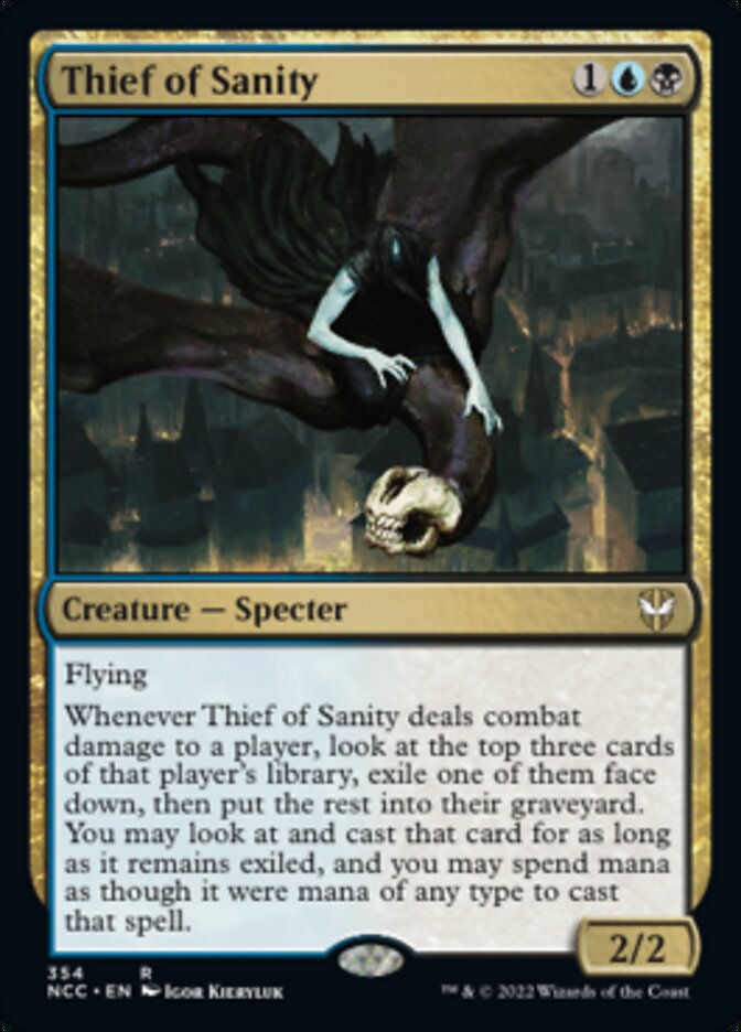 Thief of Sanity [Streets of New Capenna Commander] | Cards and Coasters CA