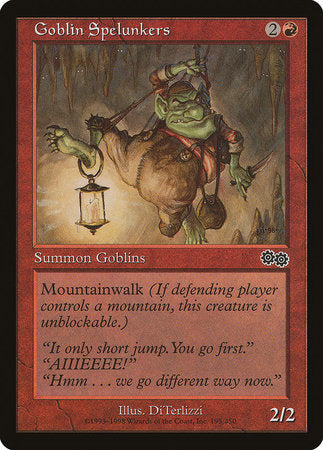 Goblin Spelunkers [Urza's Saga] | Cards and Coasters CA