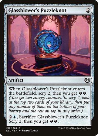 Glassblower's Puzzleknot [Kaladesh] | Cards and Coasters CA