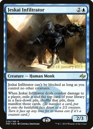 Jeskai Infiltrator [Fate Reforged Promos] | Cards and Coasters CA