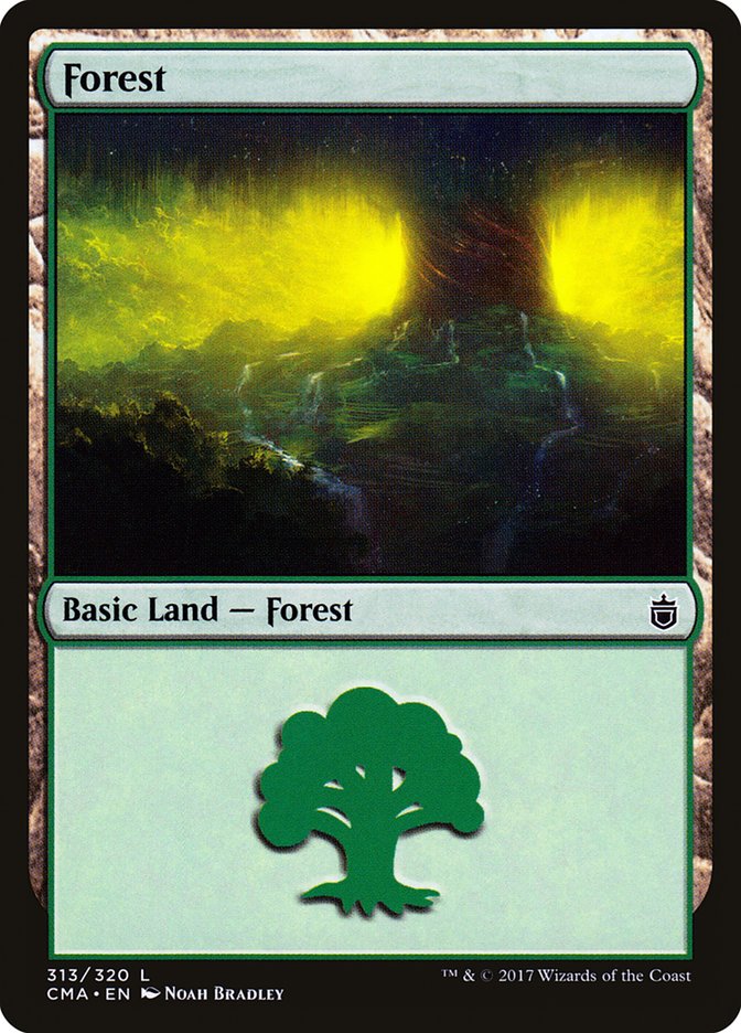 Forest (313) [Commander Anthology] | Cards and Coasters CA