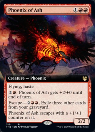 Phoenix of Ash (Extended Art) [Theros Beyond Death] | Cards and Coasters CA