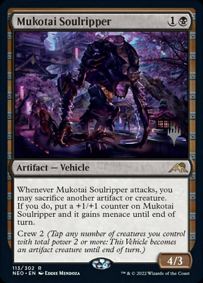 Mukotai Soulripper (Promo Pack) [Kamigawa: Neon Dynasty Promos] | Cards and Coasters CA