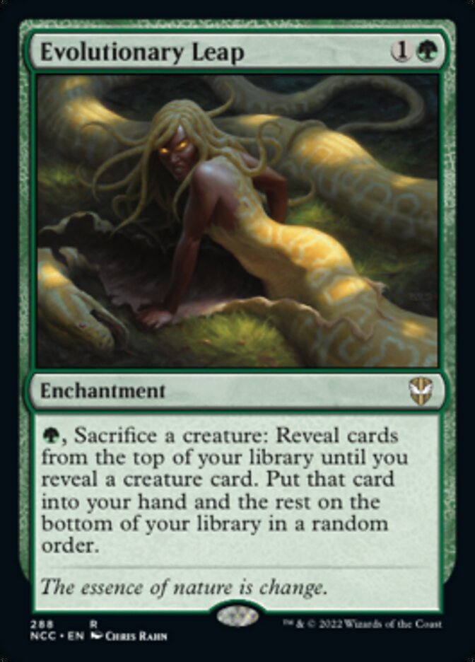 Evolutionary Leap [Streets of New Capenna Commander] | Cards and Coasters CA