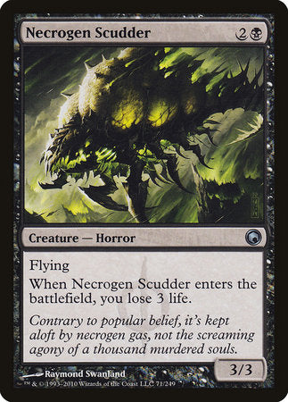 Necrogen Scudder [Scars of Mirrodin] | Cards and Coasters CA