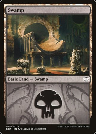 Swamp (75) [GRN Guild Kit] | Cards and Coasters CA