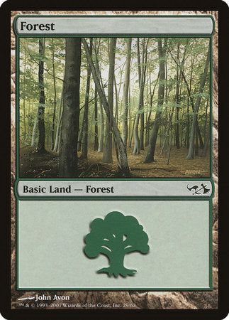 Forest (29) [Duel Decks: Elves vs. Goblins] | Cards and Coasters CA