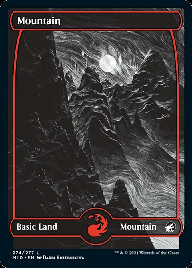 Mountain (274) [Innistrad: Midnight Hunt] | Cards and Coasters CA