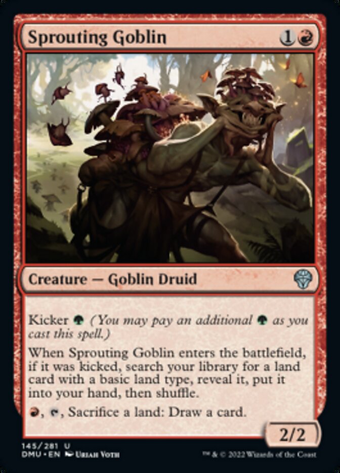 Sprouting Goblin [Dominaria United] | Cards and Coasters CA