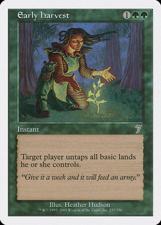 Early Harvest [Seventh Edition] | Cards and Coasters CA