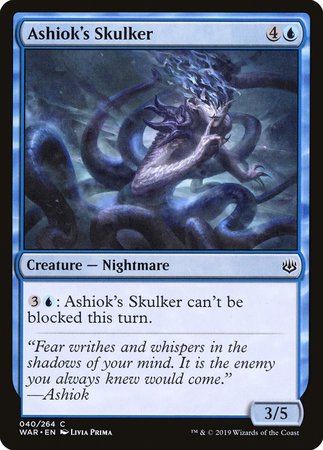 Ashiok's Skulker [War of the Spark] | Cards and Coasters CA