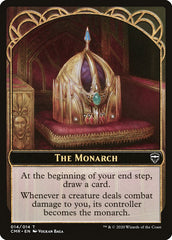 Elf Warrior // The Monarch Token [Commander Legends Tokens] | Cards and Coasters CA